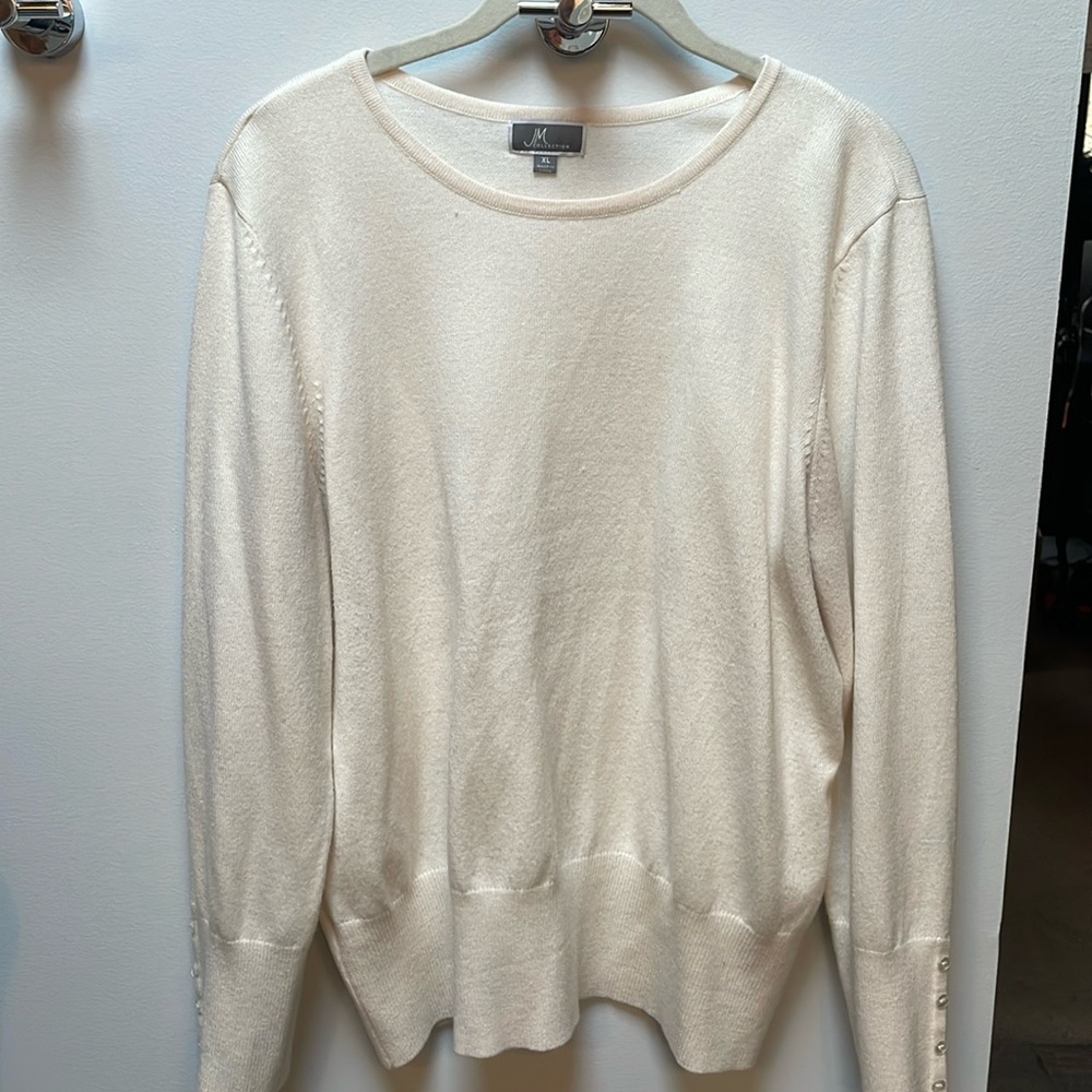 Cute off white dressy sweater